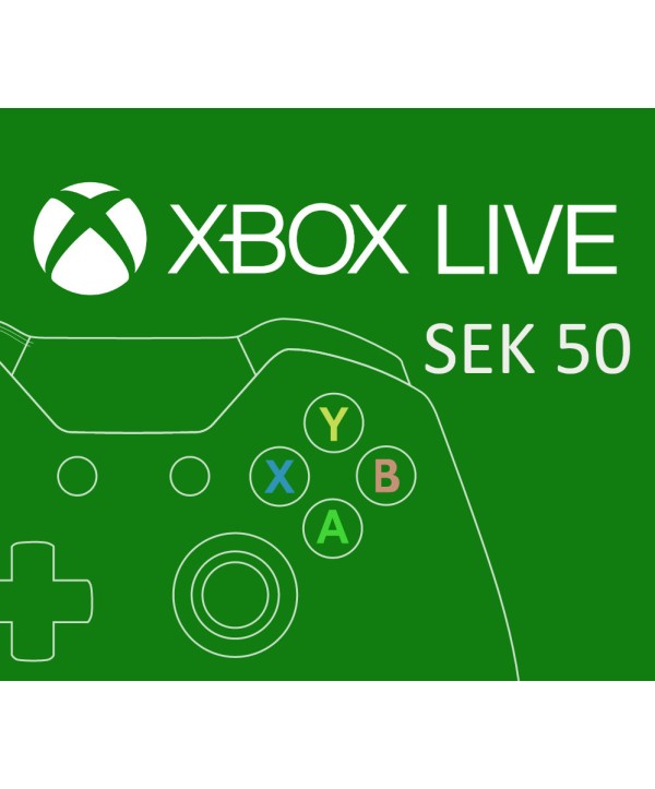 XBOX Live 50 SEK Prepaid Card SE Xbox One Key 